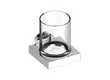 Keuco Edition 90 Glashalter 19050019000 komplett mit Echtkristall-Glas, verchromt