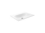Keuco X-Line Keramik-Waschtisch 33150316500 65,5x49,3cm, ohne Überlauf und Hahnloch, weiß