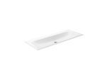 Keuco X-Line Keramik-Waschtisch 33180311200 120,5x49,3cm, ohne Hahnloch und Überlauf, weiß