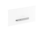 Villeroy & Boch ViConnect WC-Betätigungsplatte 92216168 2-Mengen-Spülung, weiß, Kunststoff, Tasten chrom