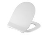 Pressalit WC-Sitz 980011-DE9999 weiß (polygiene), mit Deckel, Absenkautomatik, Universalscharnier DE9, Kombi, Edelstahl