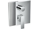 hansgrohe Axor Edge Fertigmontageset 46421000 chrom, Diamantschliff, Wannenarmatur, Unterputz, Sicherungskombination
