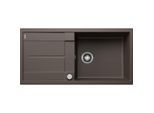 Blanco METRA XL 6 S Spüle 515287 100 x 50 cm, PuraDur cafe, reversibel, Ablauffernbedienung mit Drehbetätigung
