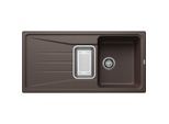 Blanco Sona 6 S Spüle 519688 100 x 50 cm, PuraDur cafe, reversibel, mit Schale, ohne Ablauffernbedienung
