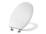 Pressalit WC-Sitz 54011-BZ1999 weiß polygiene, mit Deckel, Standard, Spezialscharnier BZ1, universal, Edelstahl