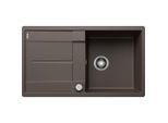 Blanco METRA 5 S-F Spüle 519104 85 x 49 cm, PuraDur cafe, reversibel, Ablauffernbedienung mit Drehbetätigung
