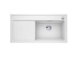 Blanco ZENAR XL 6S-F DampfgarPlus Spüle 524085 98,75x49,75cm, PuraDur weiß, rechts, mit Holzschneidbrett