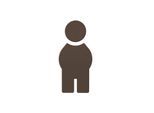 Hewi 801 Symbol Mann 801.91.01084 umbra, selbstklebend