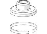 Hansa Rosette 70 mm chrom komplett 59910094