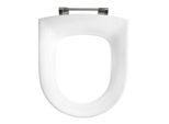 Pressalit Projecta D WC-Sitz 879011-DC7999 weiß polygiene, ohne Deckel, Standard, Spezialscharnier DC7, universal, Edelstahl