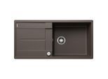 Blanco METRA XL 6 S-F Spüle 519157 99 x 49 cm, PuraDur cafe, reversibel, Ablauffernbedienung mit Drehbetätigung