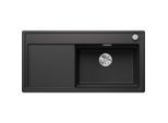 Blanco ZENAR XL 6S-F DampfgarPlus Spüle 524082 98,75x49,75cm, PuraDur anthrazit, rechts, mit Holzschneidbrett