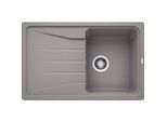 Blanco Sona 45 S Spüle 519664 78 x 50 cm, PuraDur alumetallic, reversibel, ohne Ablauffernbedienung