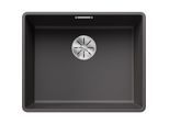 Blanco Subline 500-f Spüle 523533 52,7x42,7cm, PuraDur felsgrau, für Unterbau