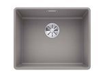 Blanco Subline 500-f Spüle 523534 52,7x42,7cm, PuraDur alumetallic, für Unterbau