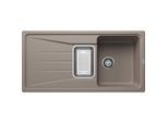 Blanco Sona 6 S Spüle 519687 100 x 50 cm, PuraDur tartufo, reversibel, mit Schale, ohne Ablauffernbedienung