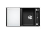 Blanco Axia iii 5 s Spüle 523215 91,5x47cm, PuraDur anthrazit, reversibel, mit Glasschneidbrett