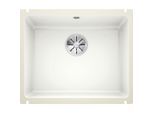 Blanco Subline 500-u Spüle 523733 54,3x45,6cm, PuraPlus kristallweiß glänzend, für Unterbau