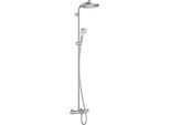 hansgrohe Crometta S 240 Showerpipe 27320000 chrom, 1jet, 240 mm, für Badewanne
