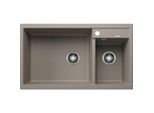 Blanco METRA 9 Spüle 517364 86x50cm, PuraDur tartufo, links, ohne Ablauffernbedienung