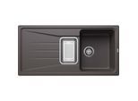 Blanco Sona 6 S Spüle 519681 100 x 50 cm, PuraDur felsgrau, reversibel, mit Schale, ohne Ablauffernbedienung
