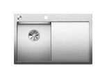 Blanco Claron 4 s-if Spüle 521624 78x51cm, Edelstahl, links, PushControl Ablauffernbedienung