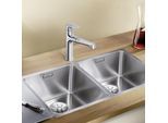 Blanco Andano 340/340-if Spüle 522981 74,5x40cm, Edelstahl Seidenglanz, IF-Flachrand