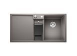 Blanco Collectis 6 S Silgranit Spüle 523346 100x51 cm, alumetallic, Becken rechts, mit Ablauffernbedienung/Zubehör