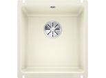 Blanco Subline 375-u Spüle 523727 41,4x45,6cm, PuraPlus magnolia glänzend, für Unterbau