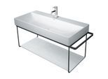 Duravit DuraSquare Metallkonsole 0031044600 wandhängend, zu Waschtisch 235310, schwarz matt