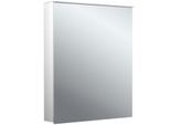 Emco flat 2 Design Aufputz-Lichtspiegelschrank 979706401 600x711mm, LED, mit Lichtsegel, 1-türig, Aluminium