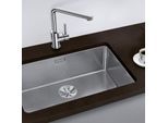 Blanco Andano 700-u Spüle 522971 74x44cm, Edelstahl Seidenglanz, für Unterbau