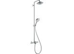 hansgrohe Raindance Select 240 Showerpipe 27117000 mit Brausearm 450 mm, chrom, für Badewanne