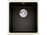 Blanco Subline 375-u Spüle 523732 41,4x45,6cm, PuraPlus schwarz, für Unterbau
