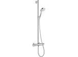 hansgrohe Croma Select S Multi Semipipe 27247400 weiß-chrom, SemiPipe, mit Thermostat