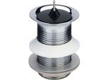 Viega Schaftventil 113513 G 1 1/4x60x70mm, Messing verchromt, mit Stopfen, ohne Überlauf