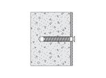 Hewi 802 LifeSystem Befestigung BM17.3 für Stützgriffe/Sitz, für Beton (größer C20/25)