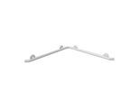 Hewi System 800 K Dusch-/Wannenhandlauf 950.35.1109099 762x762mm, reinweiß