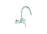 Grohe Spültischarmatur Concetto 32667001 wandmontage, chrom