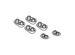 Geberit Set Ausgleichspuffer zu WC-Sitz 242973CG1 Deckel zu Geberit AquaClean 8/8000 plus