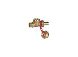KFE Kugelhahn Euro R608Y014 3/4" mit Schlauchtuelle 1/2"