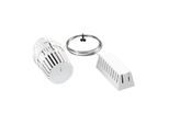 Oventrop Uni LD Thermostat 1011685 7-28 GradC, mit Nullstellung, Kapillarrohr 2 m, Fernfühler, weiß