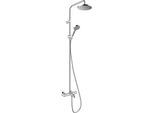 hansgrohe Vernis Blend 200 1jet Showerpipe 26274000 mit Wannenthermostat, chrom