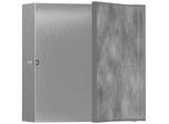 hansgrohe XtraStoris Wandnische 56085800 30x30x10cm, mit befliesbarer Tür, Edelstahl Optic