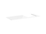hansgrohe Xelu Q Konsole 54098050 1360 x 550 mm, Ausschnitt rechts, 540 x 480 mm, weiß hochglanz