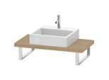 Duravit DuraStyle Konsole DS100C03030 für Aufsatzbecken, 1 Ausschnitt, Stärke 4.5 cm, Eiche natur
