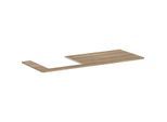 hansgrohe Xelu Q Konsole 54097230 1360 x 550 mm, Ausschnitt links, 540 x 480 mm, Eiche Natur