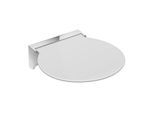 Hewi R380 Klappsitz 950.51.4259092 380 x 405 x 107 mm, Sitzfläche anthrazitgrau, mobil, verchromt