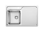 Blanco Classic 40 s Spüle 511125 78x51cm, Edelstahl Seidenglanz, links, ohne Ablauffernbedienung