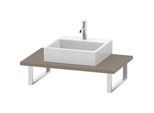 Duravit DuraStyle Konsole DS106C07575 für Aufsatzbecken, 1 Ausschnitt, Stärke 3 cm, Leinen